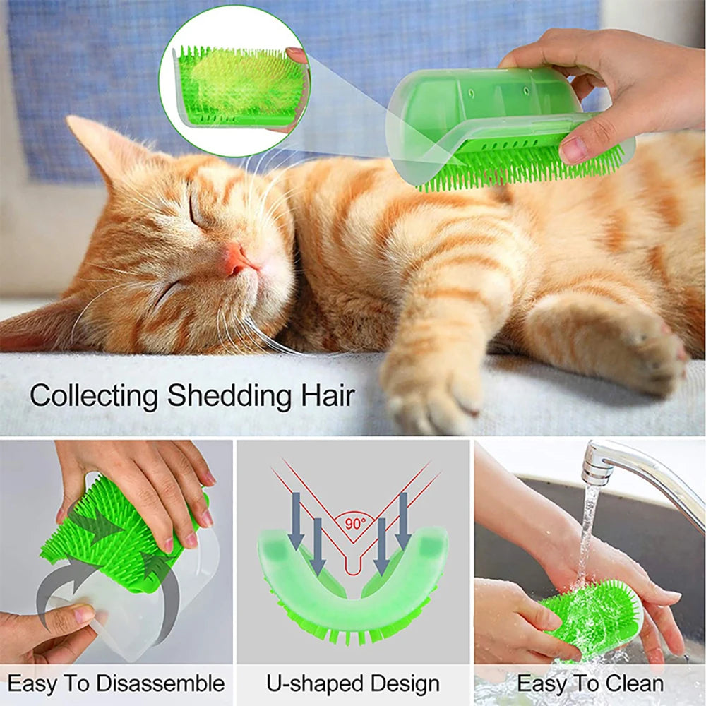 Cats Scratching Pets Brush Hair Remove 