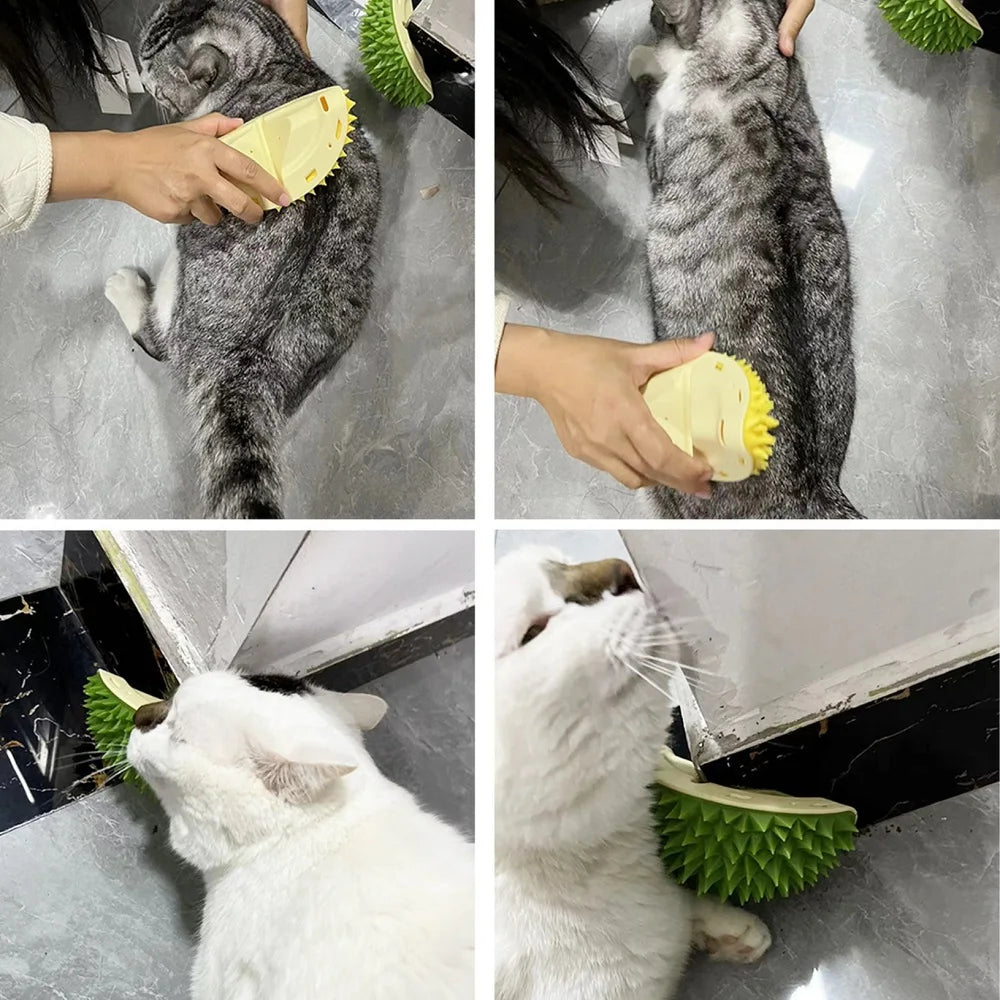 Cats Scratching Pets Brush Hair Remove 